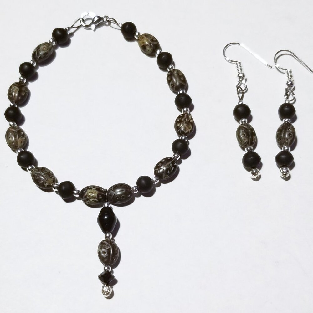 Black Ladybug Set